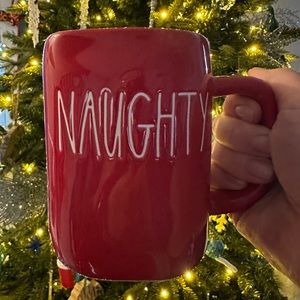 Rae Dunn Naughty/Nice Double Sided Mug